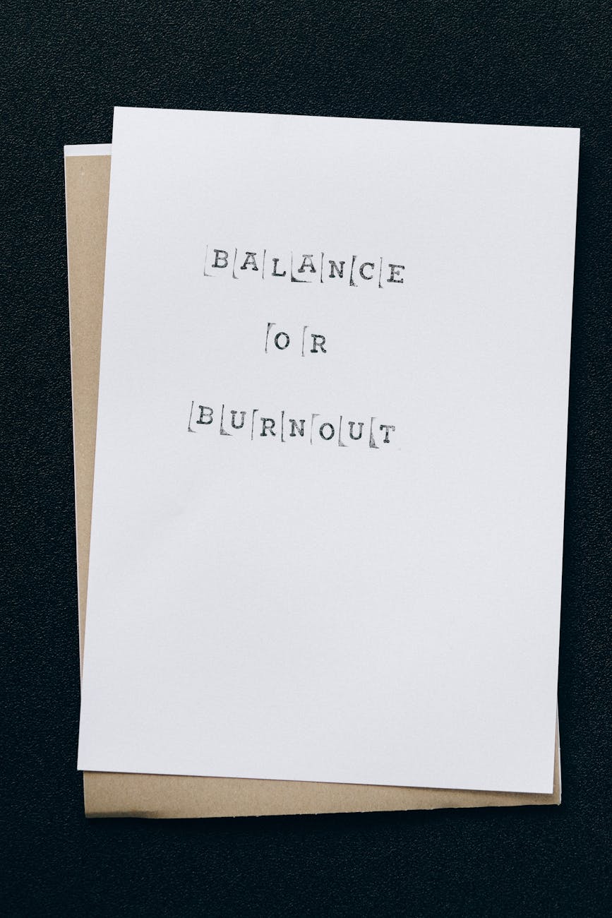 texts on a clear white paper